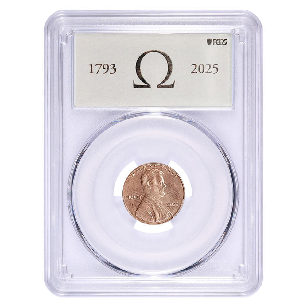 2025 Lincoln Penny 1 Cent Omega Privy Mark PCGS