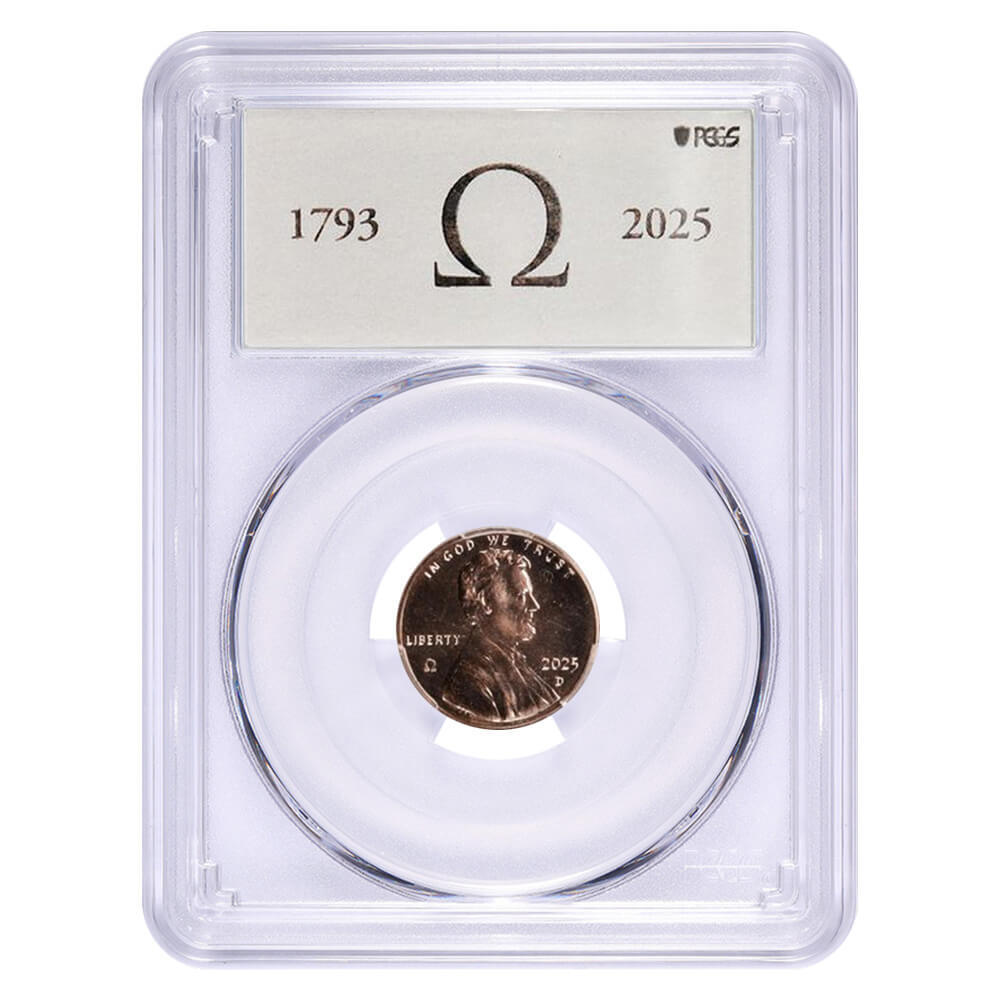 2025-D Lincoln Penny 1 Cent Omega Privy Mark PCGS