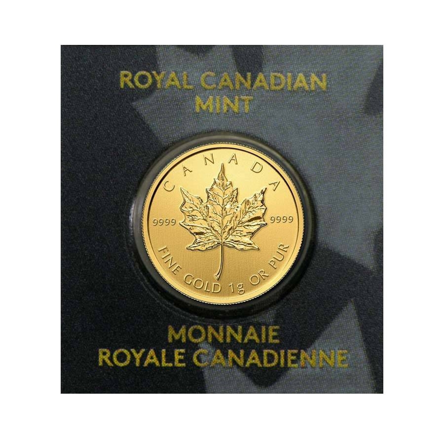 1 Gram Canadian Gold Maples $.5 Coin Maplegram25™ (Random)